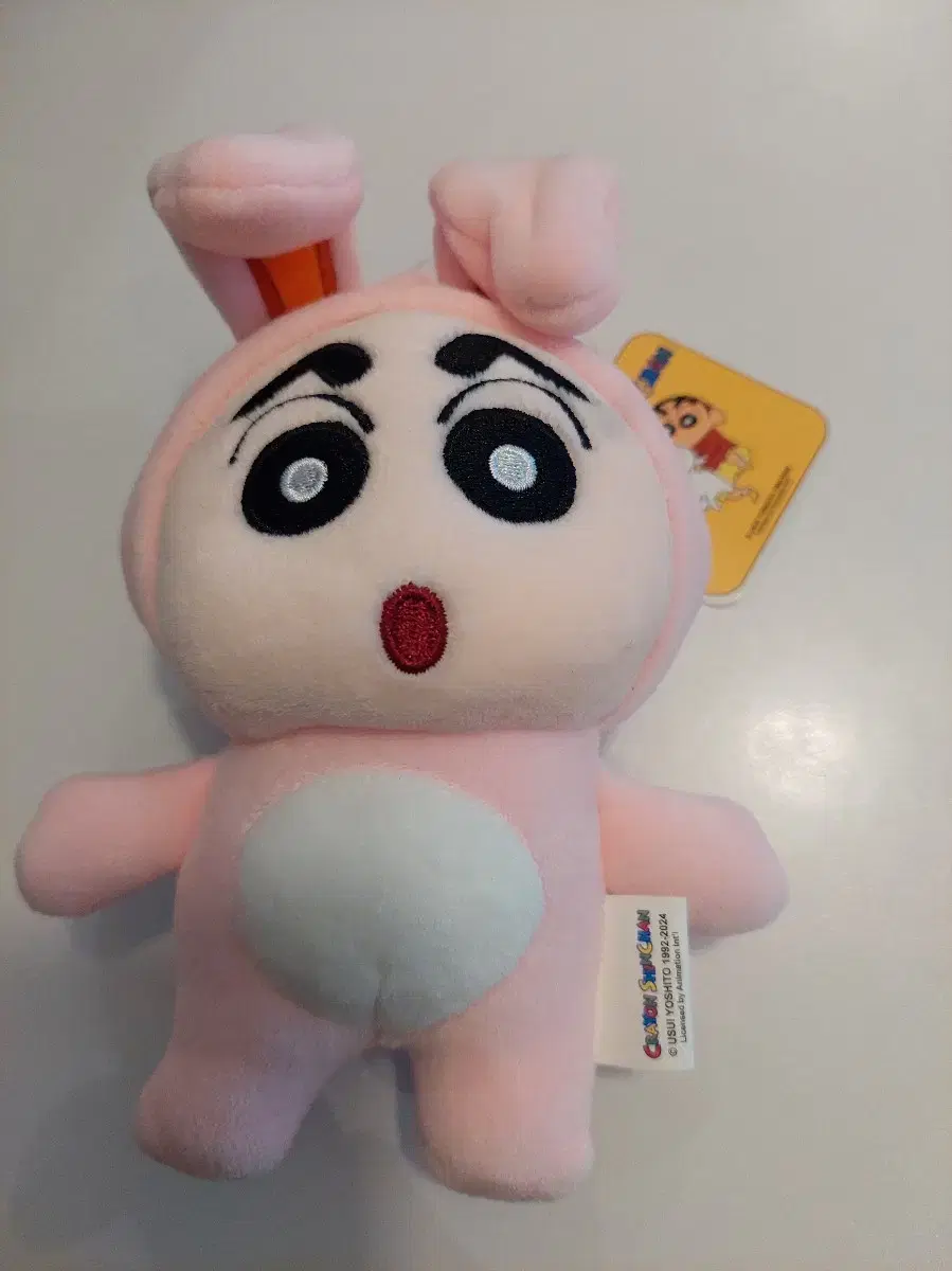 짱구 토끼VER 봉제인형 15cm 키링